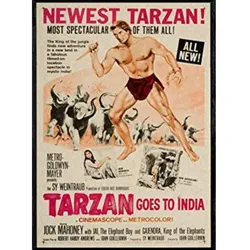 POSTER Filmtarzan Indien A4 Rahmenlos