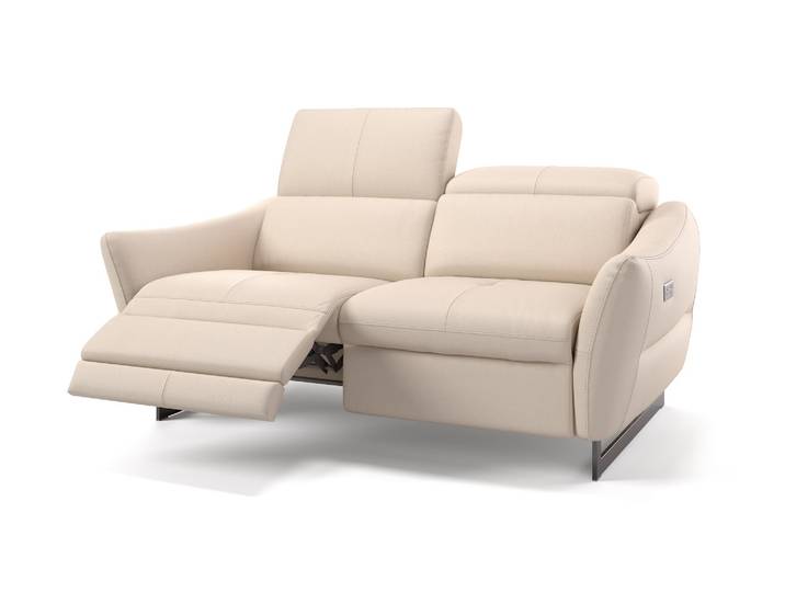 Italienische Ledercouch 2-Sitzer Sofa MODENA