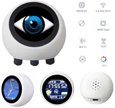Lush Living Finds Development Board Clock, AI Voice Chat Robot Ornament, Modern Decor spain