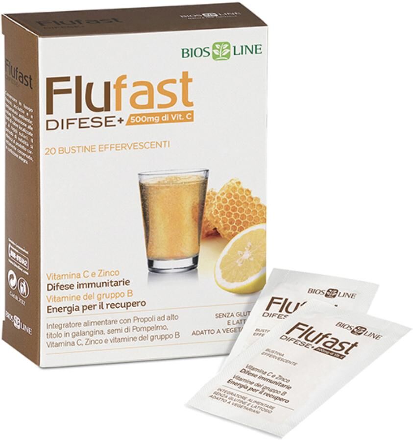 BIOS LINE SpA Flufast Difese+, 20 Bustine