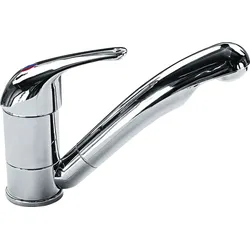 Reich Kama Keramik Einhebelmischer Wasserhahn chrom mit 360° Auslauf und Mikroschalter