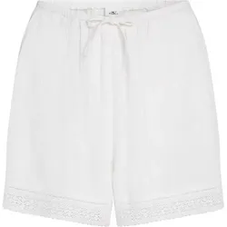 O'NEILL Damen Shorts ESSENTIALS EMBROIDERY SHORTS, Größe M in Weiß Weiß