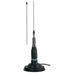 Midland ML 145 Magnetfussantenne, 145 cm, Walkie Talkie, Schwarz