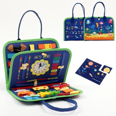 Discount Dollar Deals Montessori Busy Board For Toddlers Educational Sensory Toy For Fine Motor Skill Development haiyang