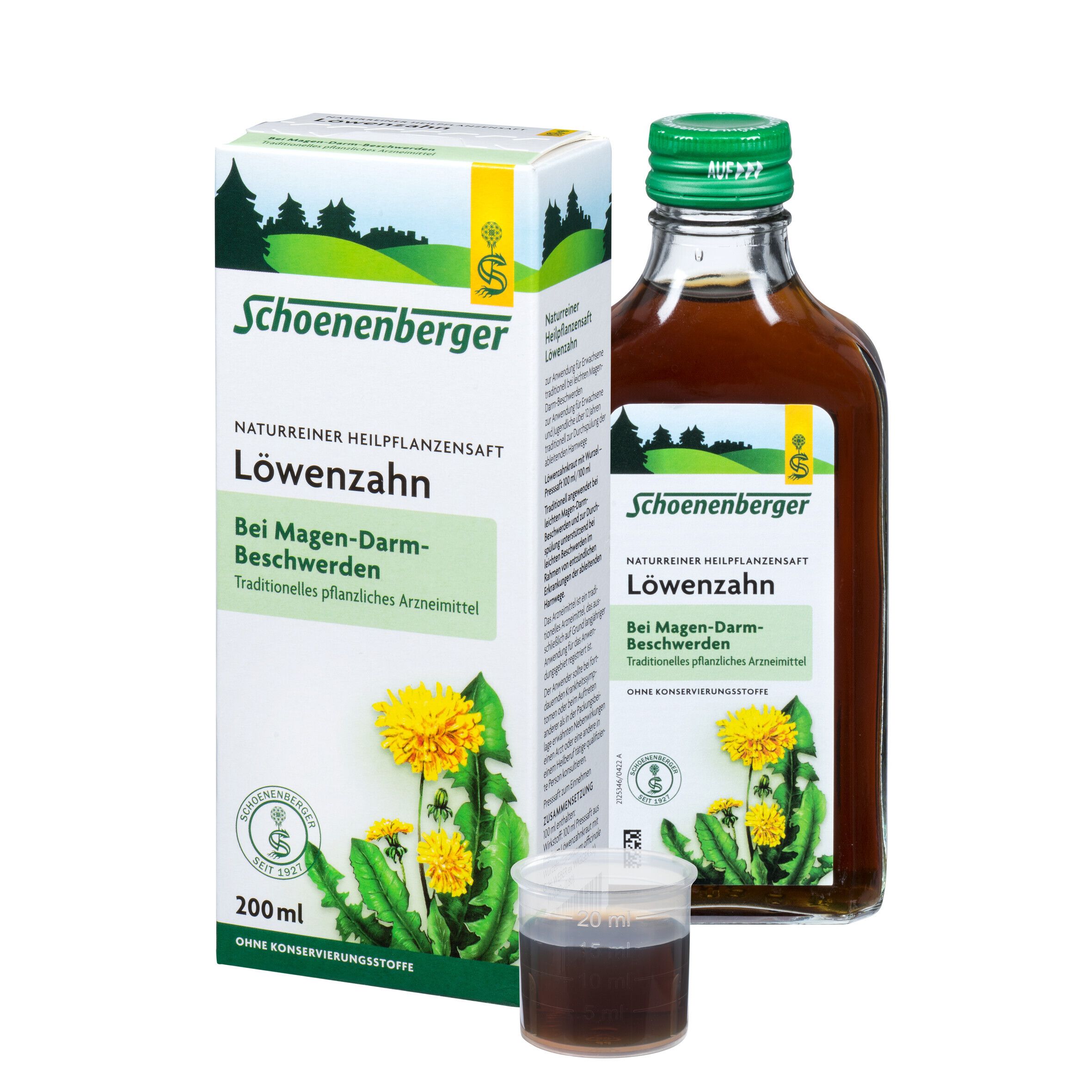 Löwenzahn Saft Schoenenberger 200 ml