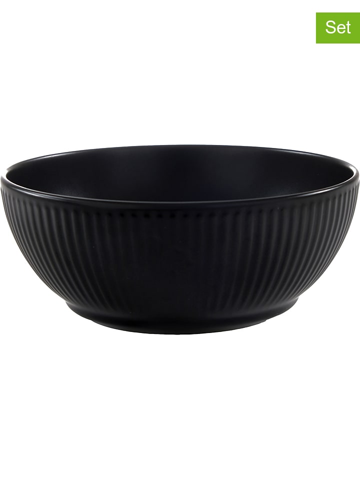 bodum 4er-Set: Schalen "Douro" in Schwarz - 480 ml - onesize