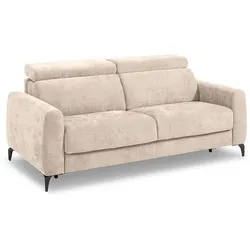 Schlafsofa Lorenzo Stoff Beige
