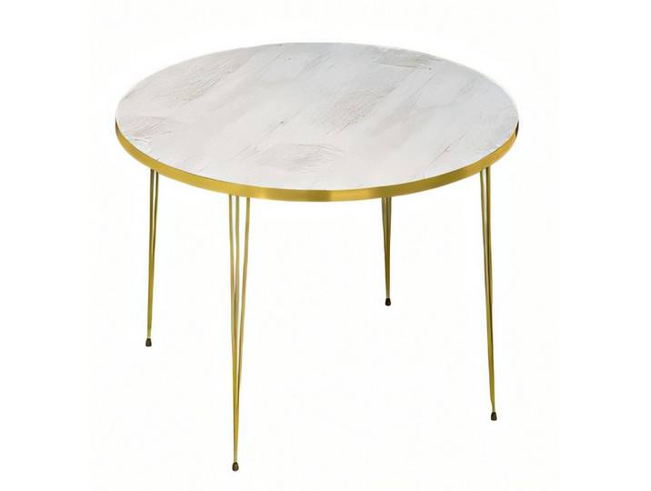 Xlmoebel Couchtisch Weißer Holz-Couchtisch von XLMOEBEL im modernen Design (Packung, Couchtisch), Made in Europa