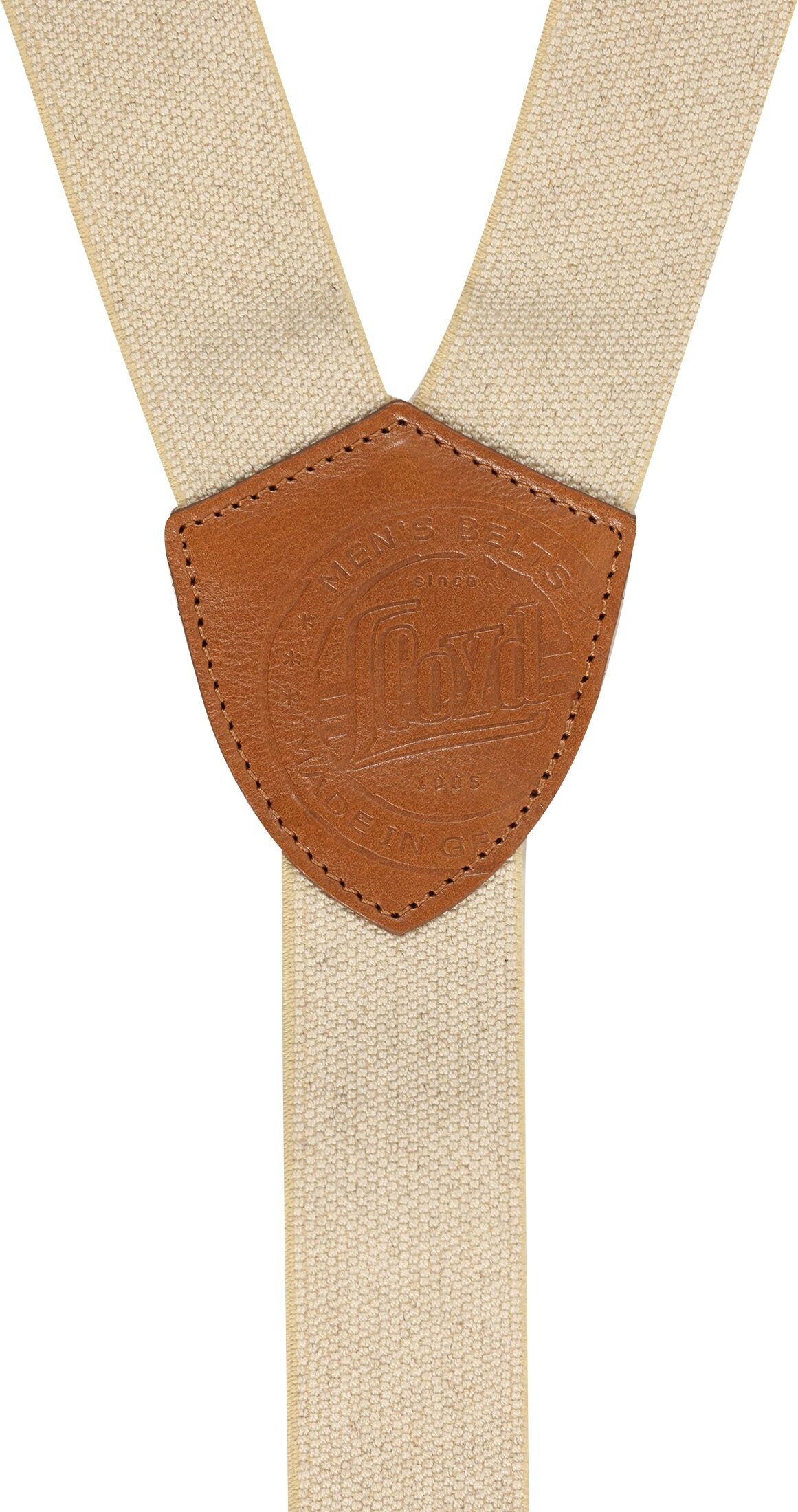 Hosenträger LLOYD MEN’S BELTS "Lloyd Belts Herrenträger 6726", Herren, beige (natur), 69% Polyester, 18% Viscose, 13% Elastodien, Hosenträger
