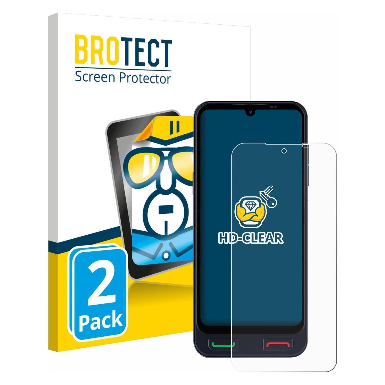 Brotect Schutzfolie für SPC Zeus 2 Pro Displayschutz Displayschutzfolie Folie Klar Transparent (1862436)