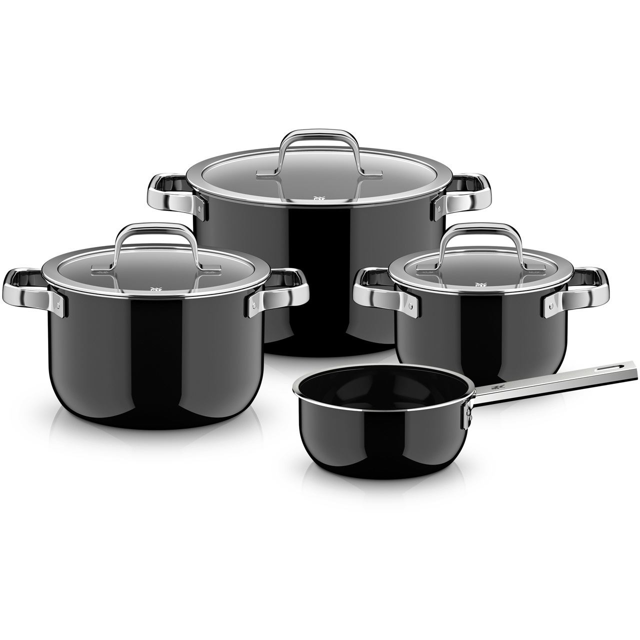 WMF Topf-Set tec Mineral Pro schwarz 4-tlg., 4 Set