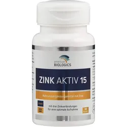 Zink Aktiv 15 American Biologics 90 ST
