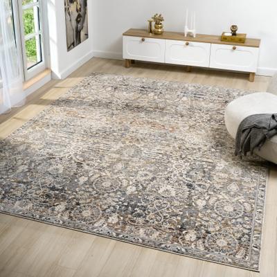 KALATY Camilla Grey Oriental Area Rug