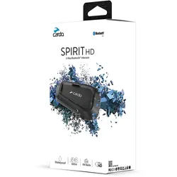 Cardo Spirit HD, Kommunikationssystem Doppelset - Schwarz
