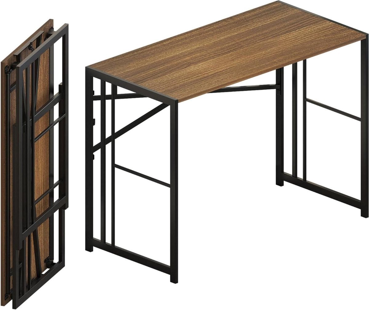 Inklapbaar bureau espresso breedte: 103 cm
