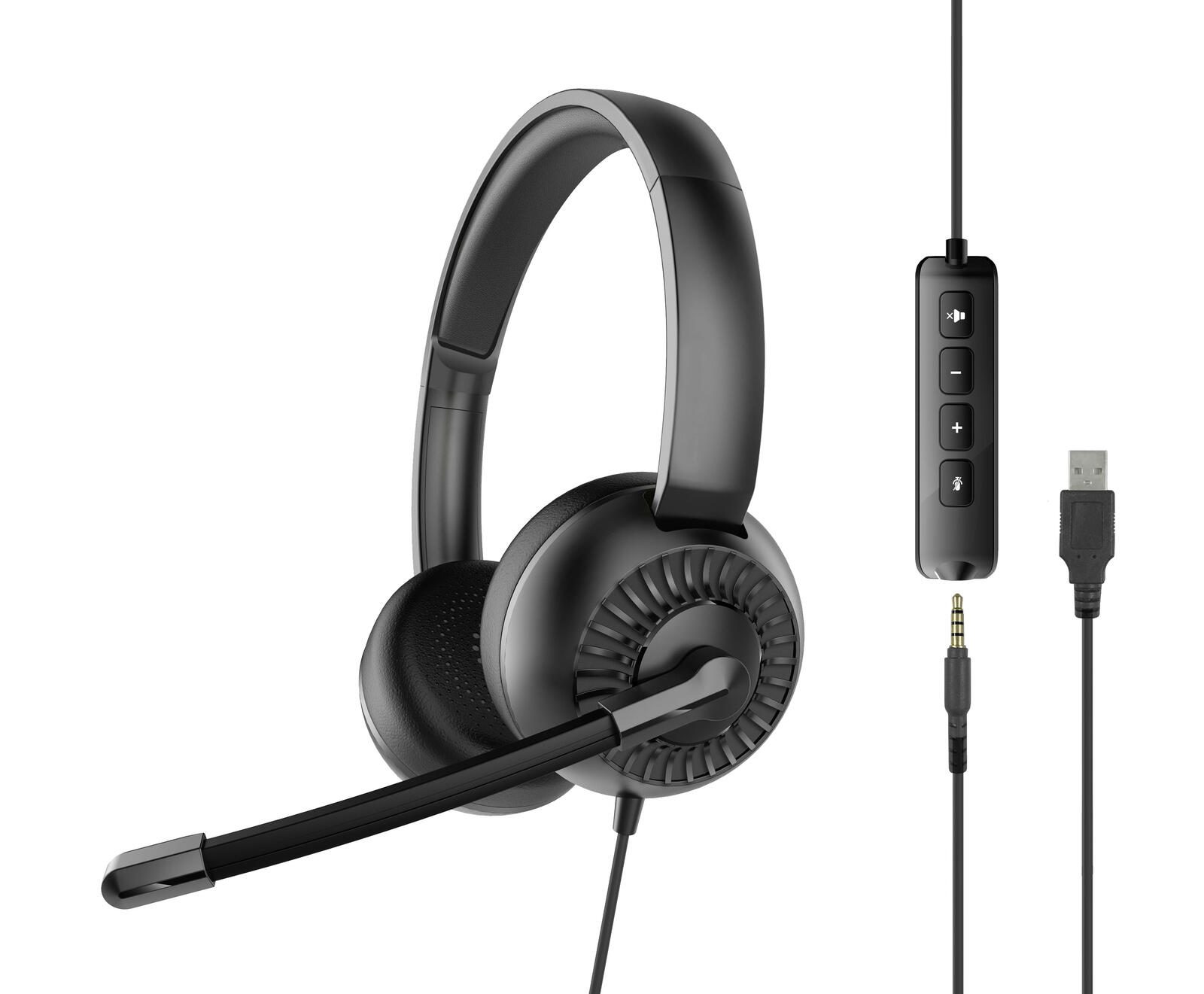 Speedlink METIS USB Stereo Headset, schwarz SL-870007-BK
