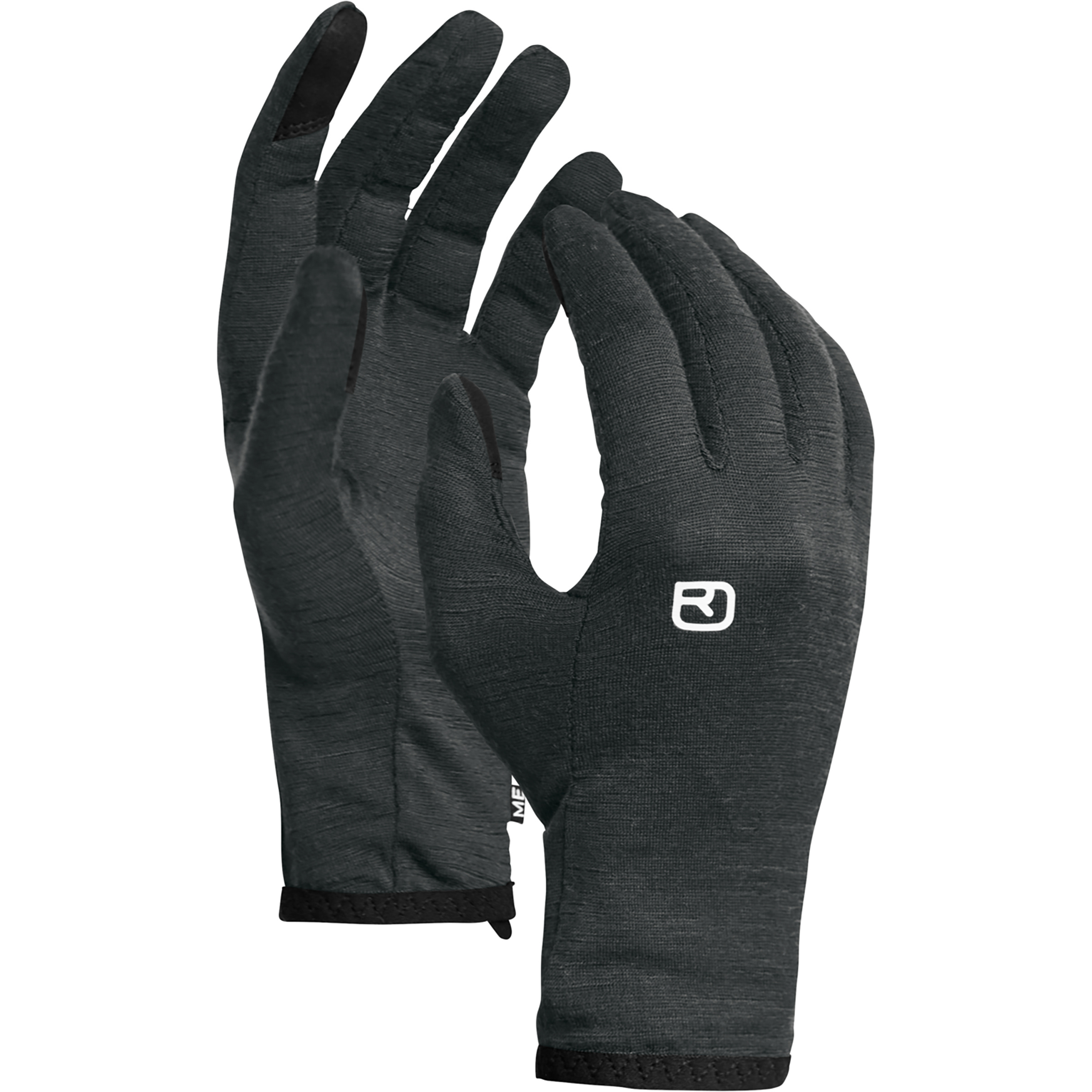 Ortovox 185 Rock'N'Wool Liner Damen Skihandschuhe schwarz Größe L Bergsteigen | Skitour Hautfreundlich Merinowolle