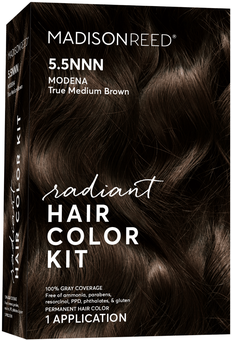 2243 Madison Reed Radiant Cream Color Permanent Hair Color Kit 5.5NNN Modena Brown