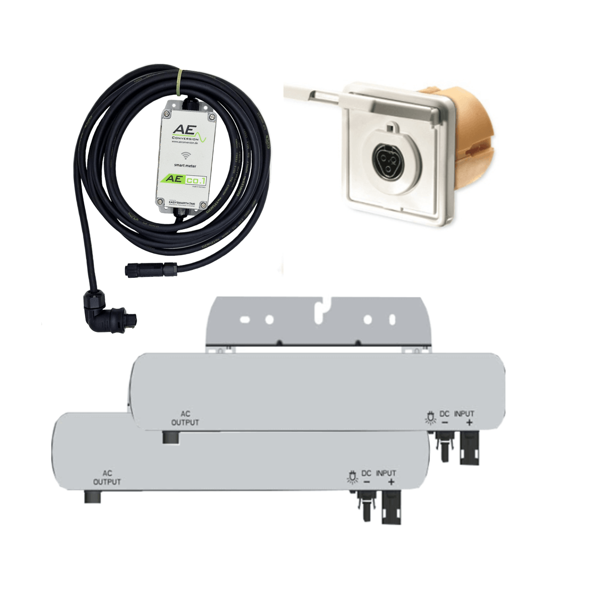 AE Conversion Paket für 2 Module mit Smartmeter INV315-50
