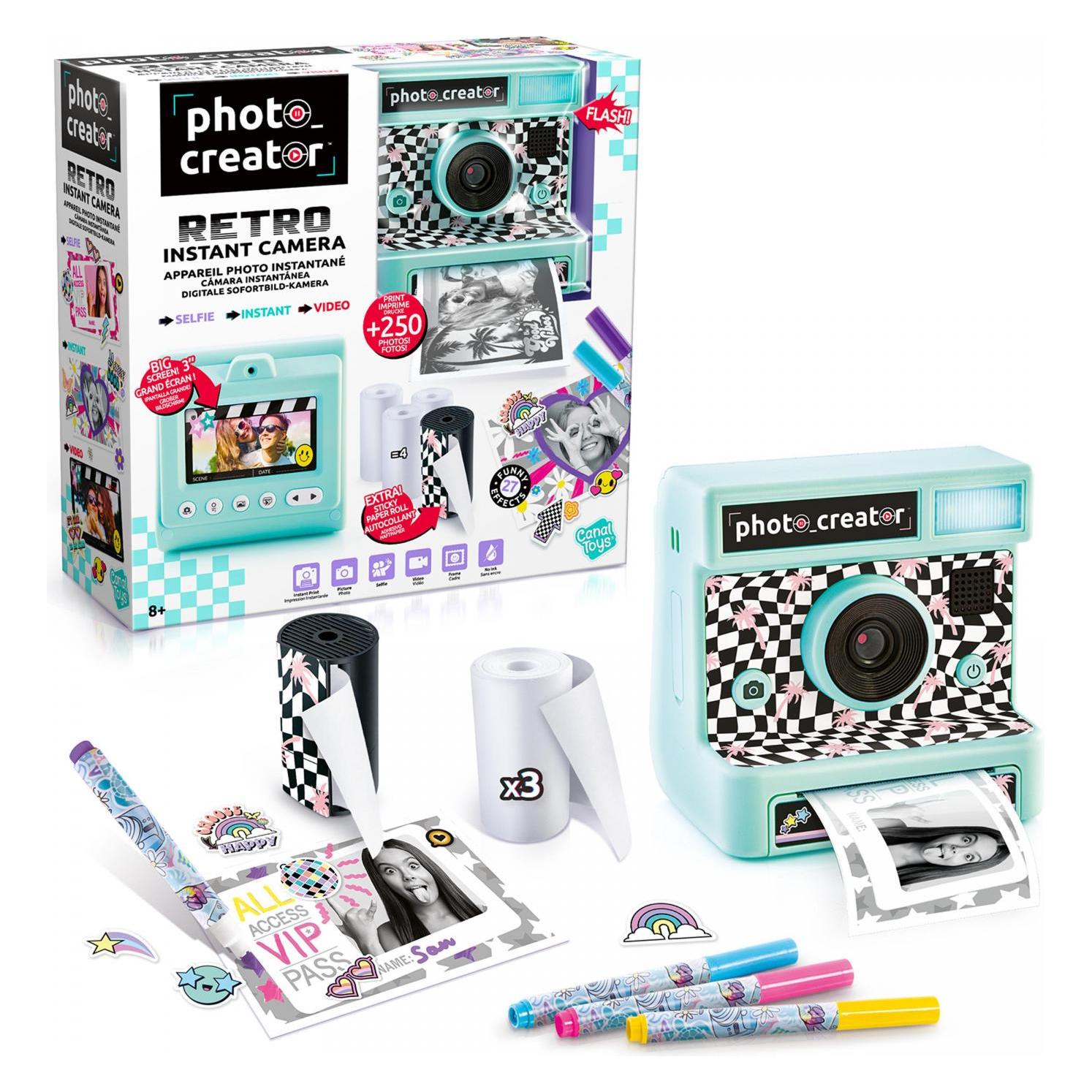 Canal Toys Instant Print Camera Retro sofort Fotos + Effekte (CLK019)
