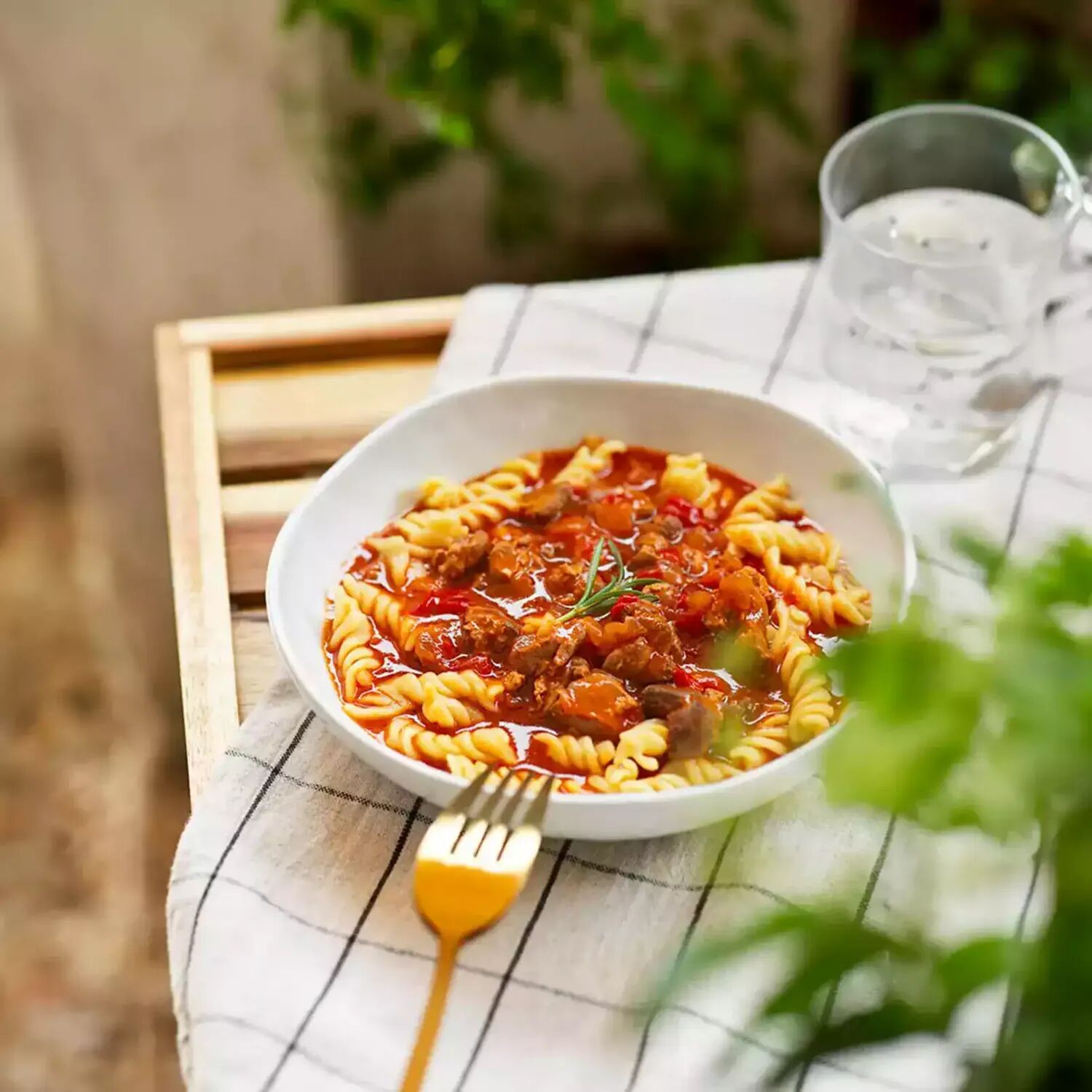 HSN Plato preparado estilo gourmet pasta con pollo en salsa de tomate y paprika - 410g - Platos Preparados - Platos Preparados - 1  Servicios