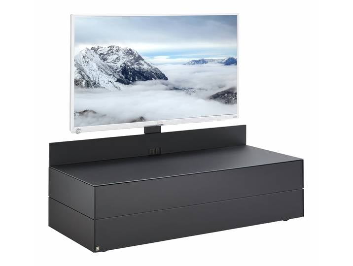Musterring TV-Lowboard MEDIA-SMART, schwarz, Glas