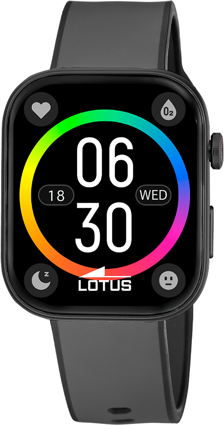 Smartwatch LOTUS "Smartwatch", schwarz (dunkelgrau, schwarz, dunkelgrau), Smartwatches, Herren, Smartwatch, Armbanduhr,Herrenuhr,Bluetooth,Steuerung der Smartphone-Kamera,Wecker