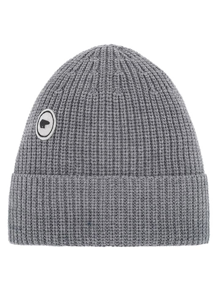 Eisbär Wollmütze "Lania" in Grau - onesize