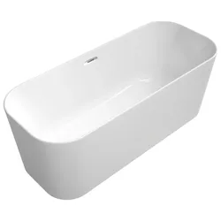 Villeroy & Boch Badewanne Finion Wasserzulauf Emotion-Funktion verchromt White Alpin, 177FIN7N100V30 177FIN7N100V301