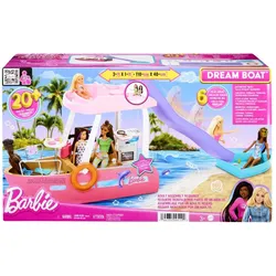 Barbie Traumschiff mit Pool und Rutsche, Spielset inkl. Barbie Zubehör