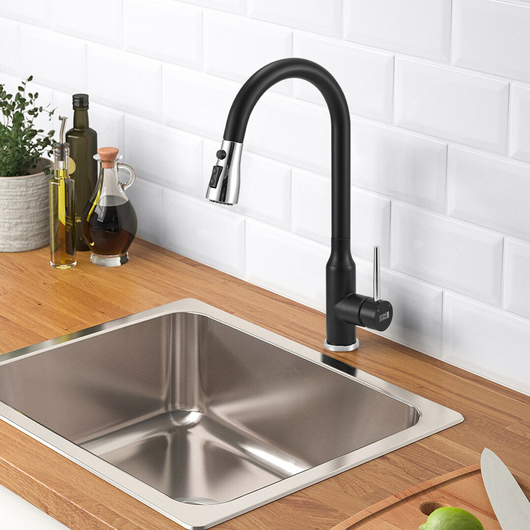 Belfry Kitchen Sidd Pull Down Kitchen Faucet Stainless Steel 250cm