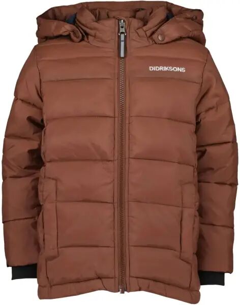 Jacket Didriksons Rodi Kids (140 - Earth Brown)  - Brown - Size: 140