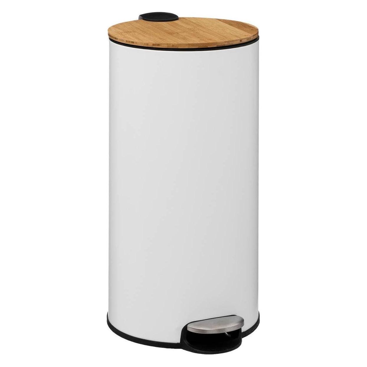 5Five Simply Smart Baltik Mülleimer - 30 l - Metall - Weiss (30 l) (S7910819)