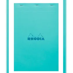 Rhodia 19100C 5x Rhodia gehefteter Block, COULEURS N°19 A4+21x31,8 cm, 80 Blatt kariert, mikroperforiert, Einbände farbig sortiertSortiert