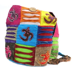 Ethnic Sling Bag - Sand / Peace