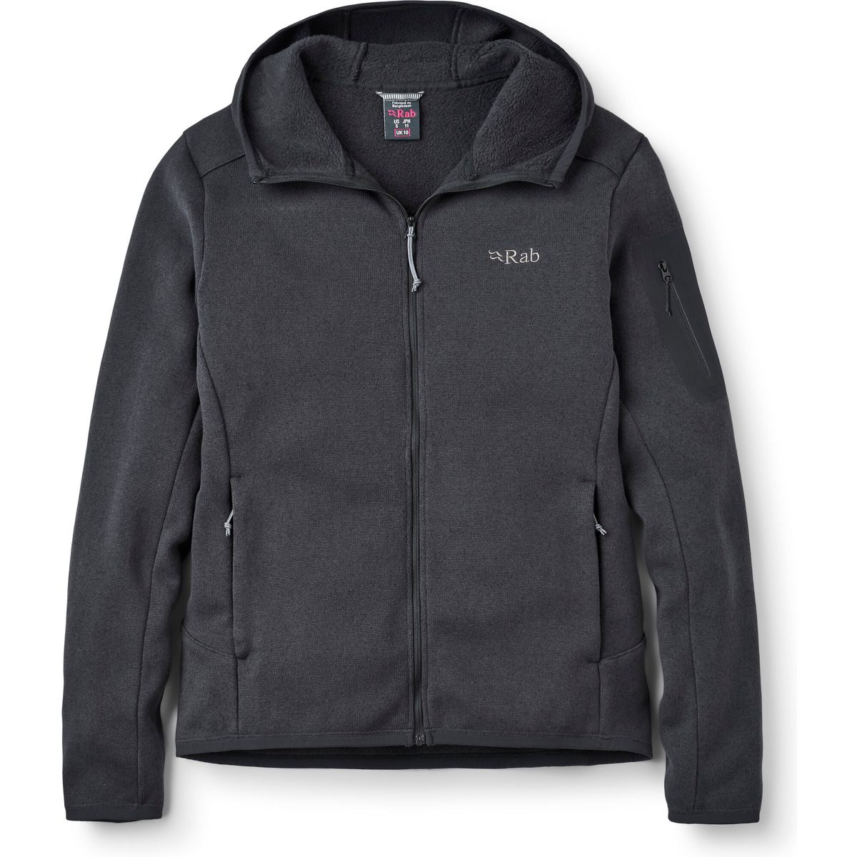 Rab Ryvoan Hoody Wmns ebony (EBN) 16 QFG-79-EBN-16