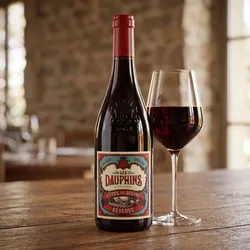 Les Cellieres des Dauphins 2025 Les Cellieres des Dauphins Côtes du Rhône Reserve Rouge 2025 Grenache,Mourvedre,Syrah Frankreich
