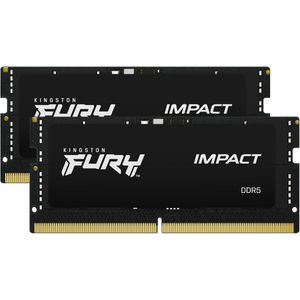 Kingston Arbeitsspeicher FURY Impact, KF564S38IBK2-32, 32 GB (2x 16 GB), SODIMM, CL38, DDR5-6400