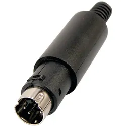 EFB 34812.1 Mini-DIN-Stecker 4-polig ED-DIO-M/04 m. Zugentlastung 348121