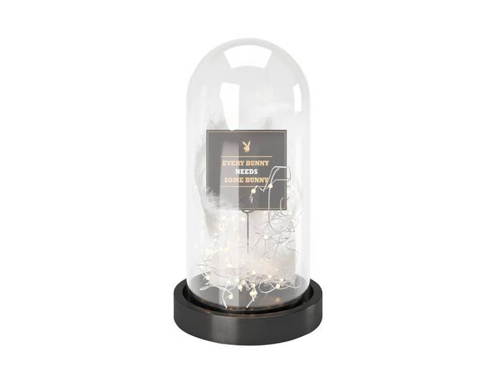 Playboy Led-Dekoleuchte Playboy, Schwarz, Metall, Kunststoff, Glas, 14x26.7x14 cm, Handmade in China, Lampen & Leuchten, Innenbeleuchtung, Dekoleuchten, Dekoleuchten