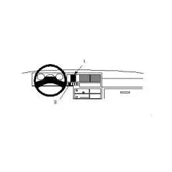 BRODIT 852112 ProClip Halterung - VW Volkswagen T4 Transporter/Pickup 91-95