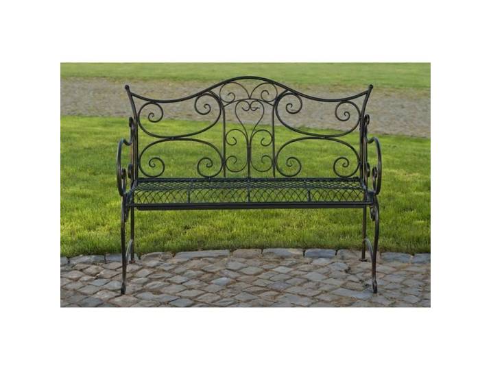 CLP Banc de jardin au style antique Tara en fer forgé Couleur:bronze