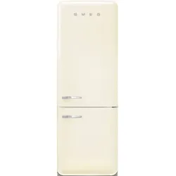 smeg Kühl-Gefrierkombination FAB38RCR6 Metall Beige Creme