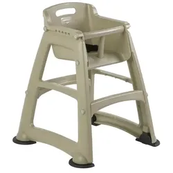 Kinderstuhl Rubbermaid Babystuhl Sturdy Chair Grau Hochstuhl mit Sicherheitsgurt