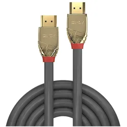 Lindy HDMI – HDMI (5 m), Videokabel, Grau