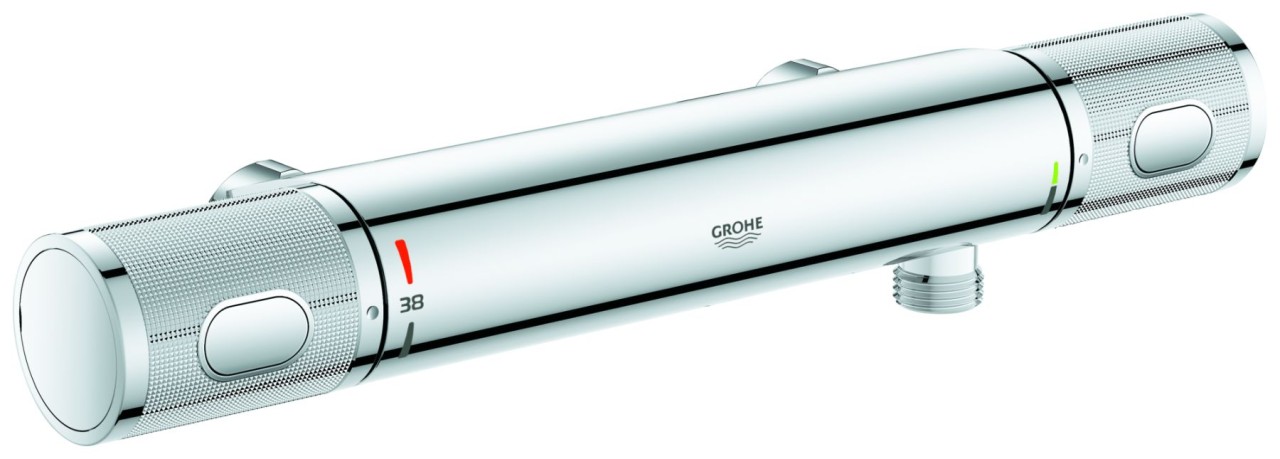 GROHE Thermostatarmatur Grohtherm 1000 Performance 34828 ohne Anschlüsse chrom, 34828000 34828000