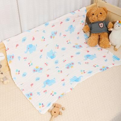 All Categories Goods 4 Layers Gauze Washcloth, Infant Swaddle, Cotton Baby Bath Towel For Boys And Girls style 12