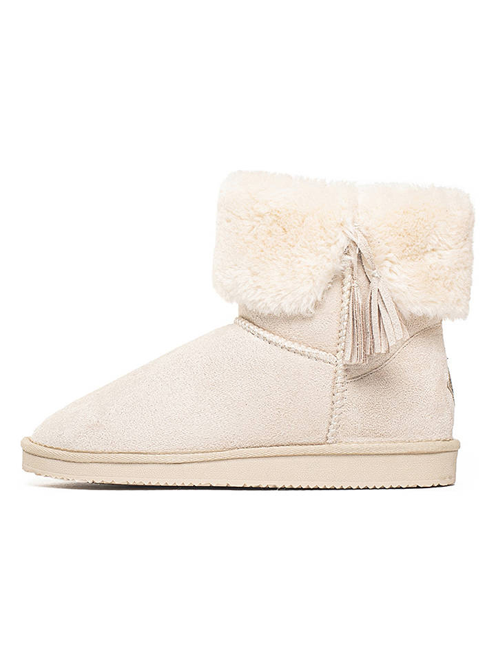 ISLAND BOOT Winterboots "Cinnamon" in Creme - 38