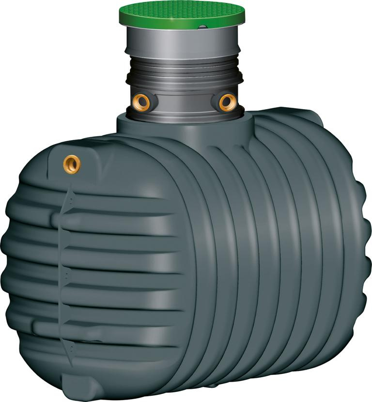 GRAFOTTOGMBH Cristall Sammelgrube 2650 L inkl. Teleskop und PE-Deckel 16895152