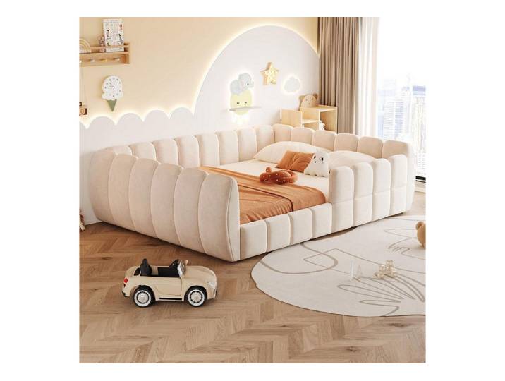 LuxusKollektion Kinderbett Kinderbett 140x200 mit Rausfallschutz